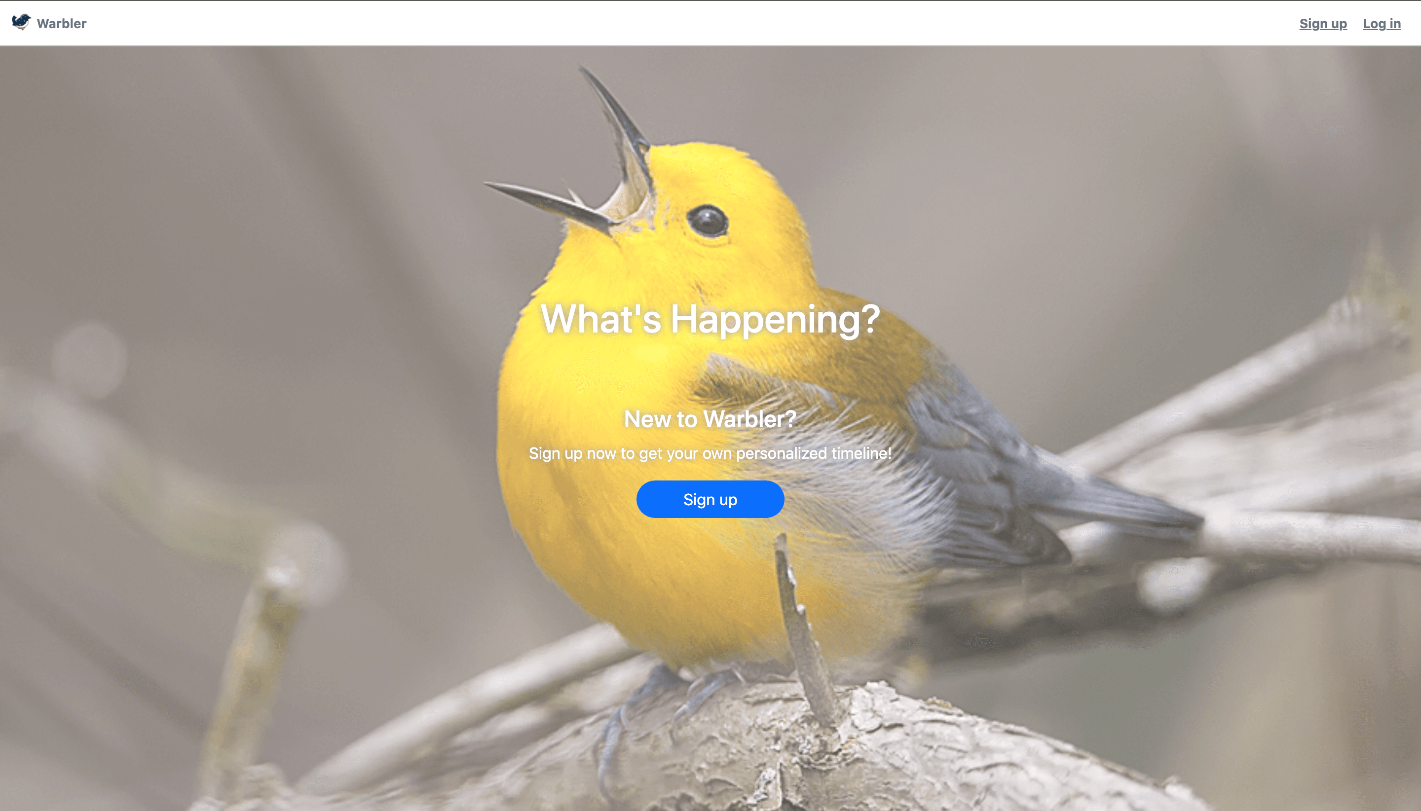 Warbler - Twitter Clone